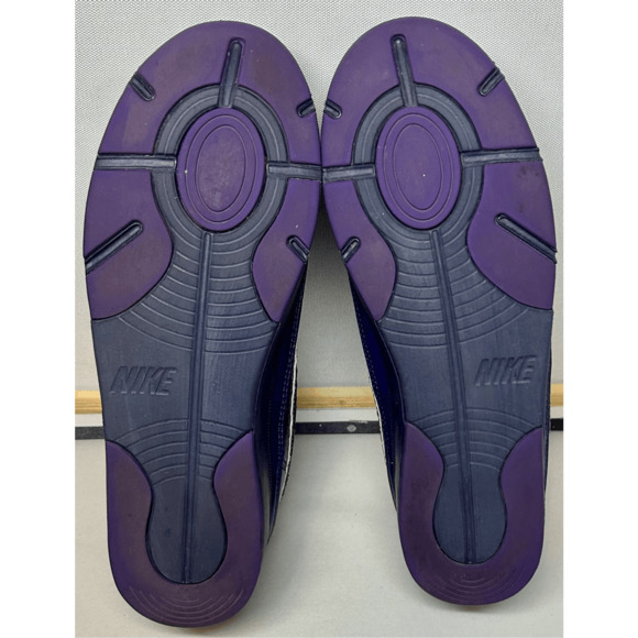 2011 Nike Air Troupe Low Imperial Purple w/ Gold Laces 324923-500 Very Race EUC - Picture 9 of 12